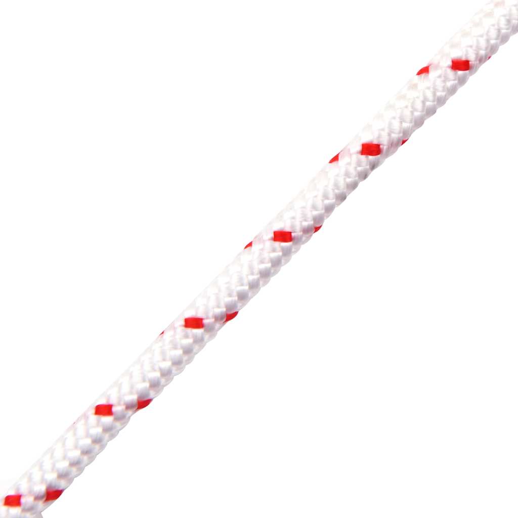 Trekkoord Startkoord Wit En Rood Ø 10 M Nylon