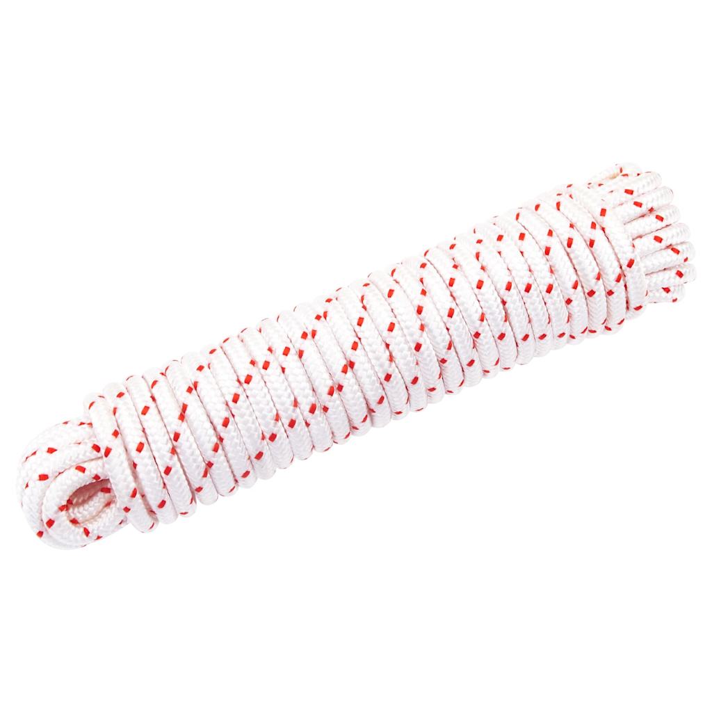 Trekkoord Startkoord Wit En Rood Ø 10 M Nylon