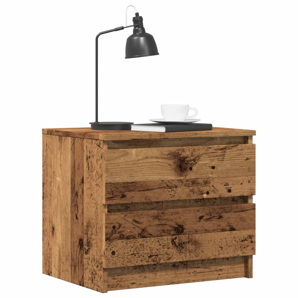Nachtkastje 50X39X43,5 Cm Bewerkt Hout