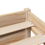 Bed Met Boekenkast Zonder Matras Massief Grenenhout