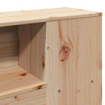 Bed Met Boekenkast Zonder Matras Massief Grenenhout 150X200 Cm