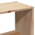 Bed Met Boekenkast Zonder Matras Massief Grenenhout