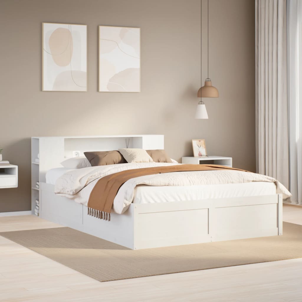 Bedframe Zonder Matras Massief Grenenhout