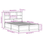 Bedframe Zonder Matras Massief Grenenhout