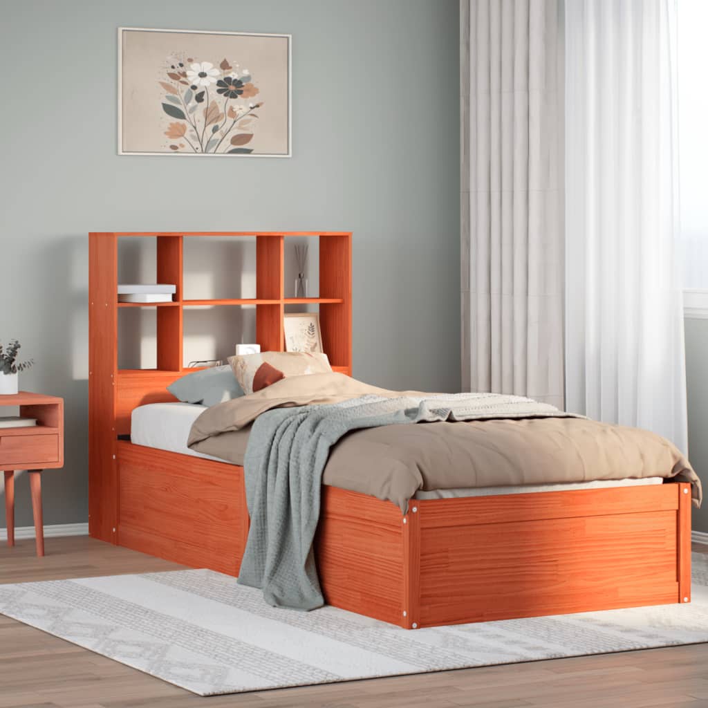 Bedframe Zonder Matras Massief Grenenhout
