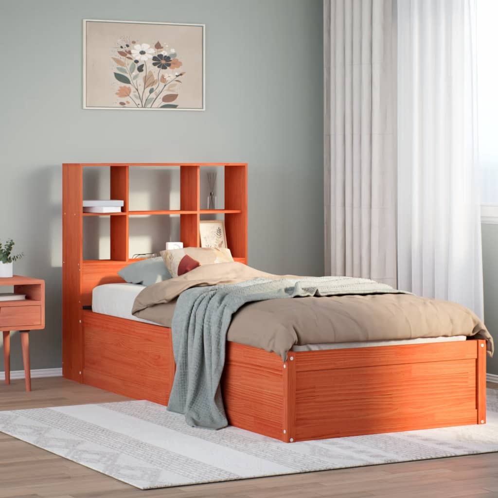 Bedframe Zonder Matras Massief Grenenhout