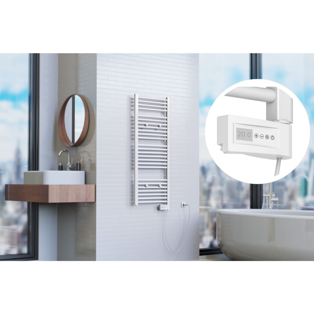 Eisl Badkamerradiator Met Timer Wit