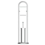 Eisl Toiletset 2-In-1 Vrijstaand Chroomkleurig