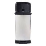 Curver Pedaalemmer Deco Rechthoekig Zilverkleurig