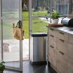 Curver Pedaalemmer Deco Rechthoekig Zilverkleurig