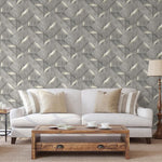 Dutch Wallcoverings Behang Onyx Donkergrijs