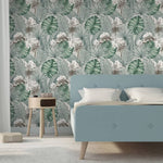 Dutch Wallcoverings Behang Eden En Donkergroen