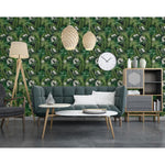 Dutch Wallcoverings Behang Eden En Donkergroen
