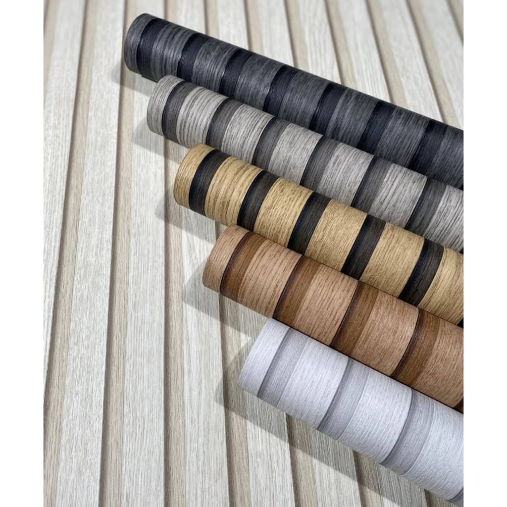 Noordwand Behang Botanica Wooden Slats Zwart En