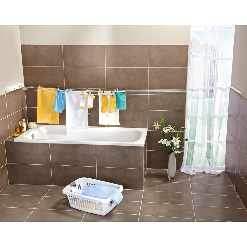 Leifheit Oprolbare Waslijn Rollfix 210 Longline 83040