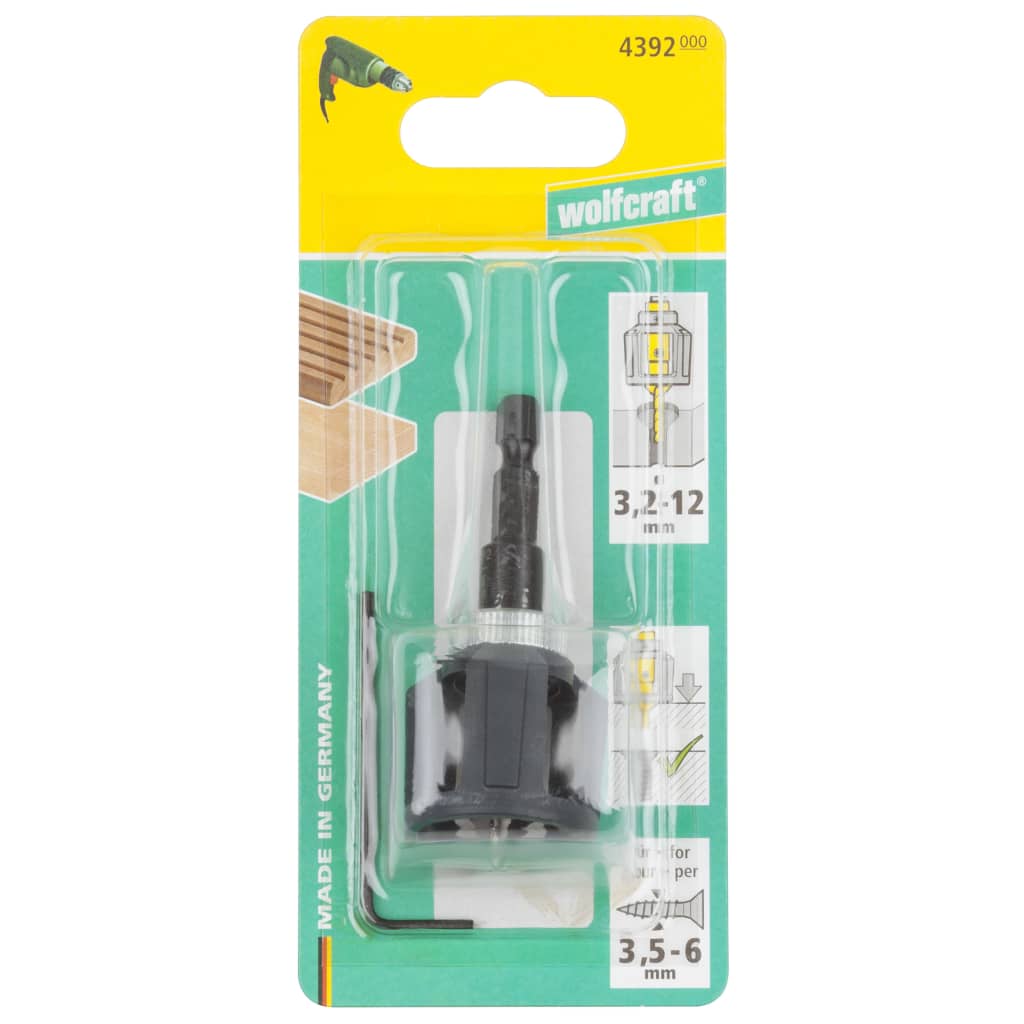 Wolfcraft Schroefstarter Met Verstelbare Dieptestop