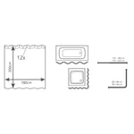 Ridder Douchegordijn Geo Textiel