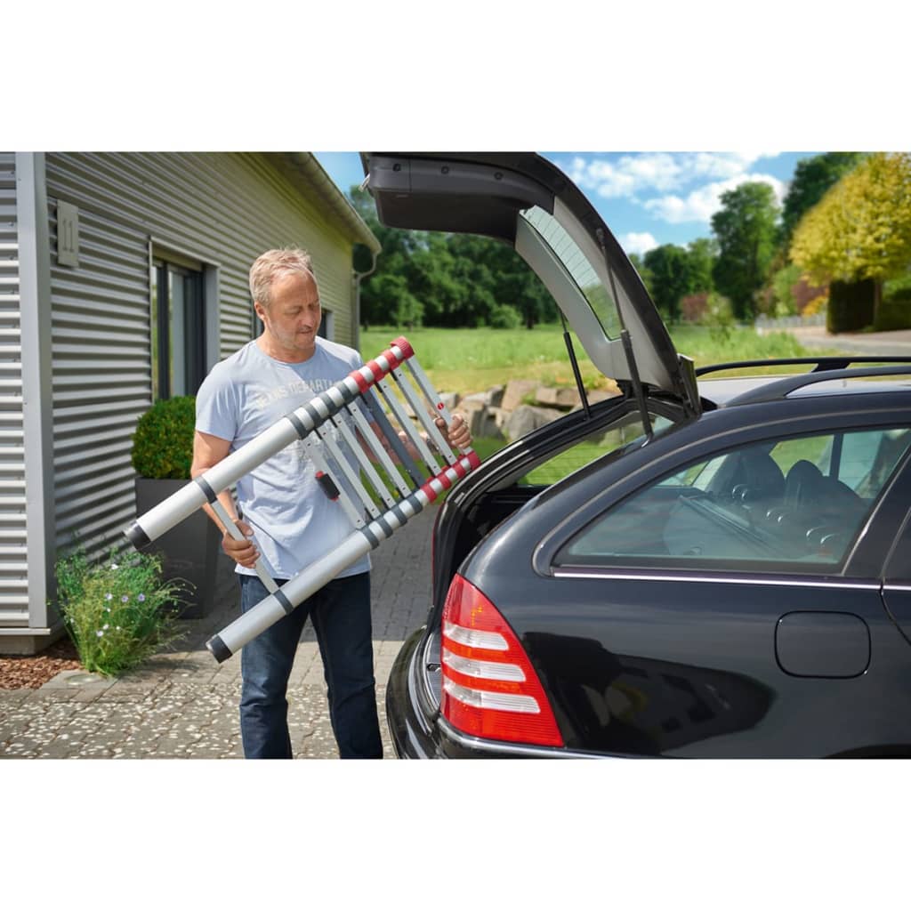 Hailo Telescoopladder Flexline 260 264 Cm Aluminium 7113-091
