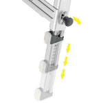 Hailo Trapplatform Tp1 Aluminium Wit