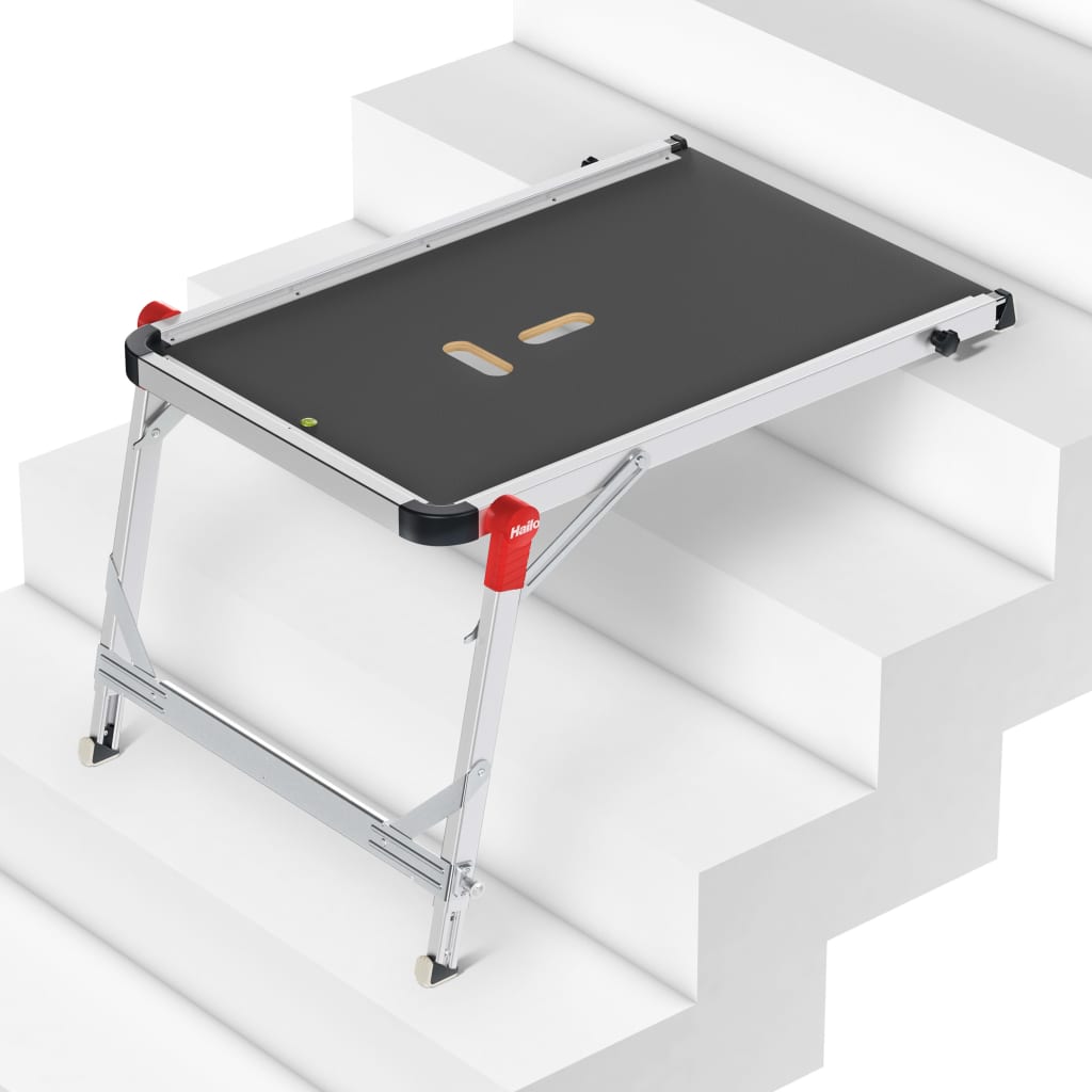 Hailo Trapplatform Tp1 Aluminium Wit