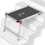 Hailo Trapplatform Tp1 Aluminium Wit
