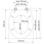 Schütte Toiletbril Grey Steel Mdf