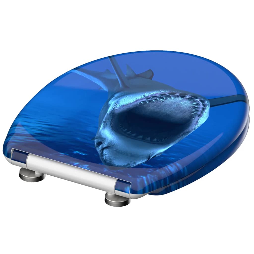 Schütte Toiletbril Met Soft-Close Quick-Release Shark