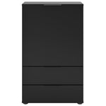 Fmd Kast Met Lade En Deuren 49,7X31,7X81,3 Cm Zwart