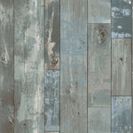 Dutch Wallcoverings Behang Steigerhout -Blauw