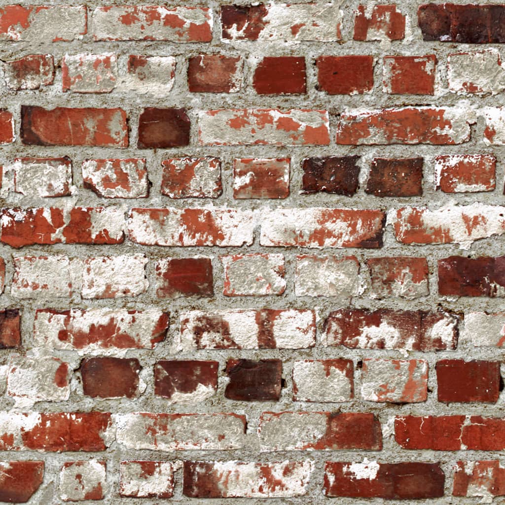 Dutch Wallcoverings Behang Brick Rood