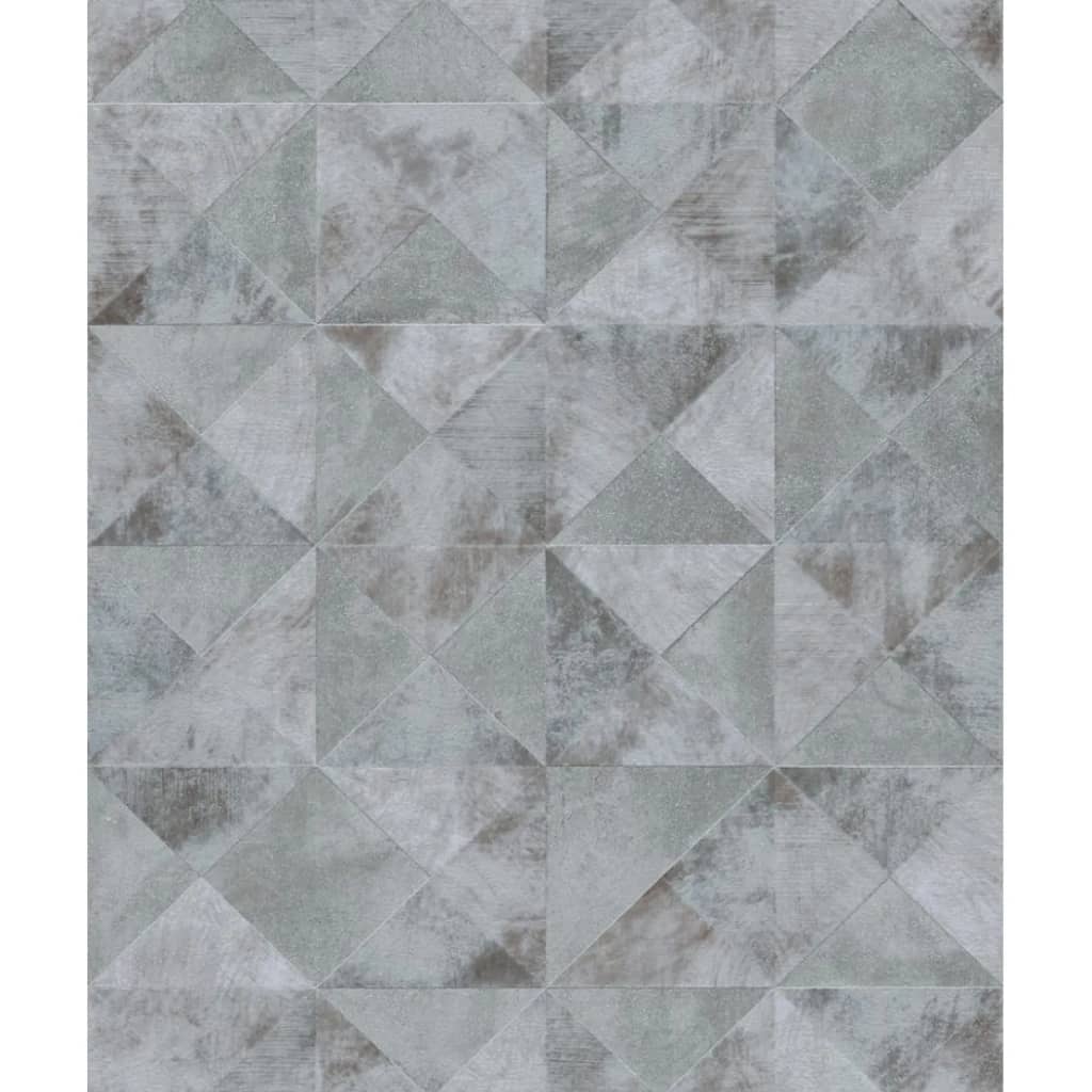 Noordwand Behang Topchic Graphic Shapes Facet Metallic Oranje