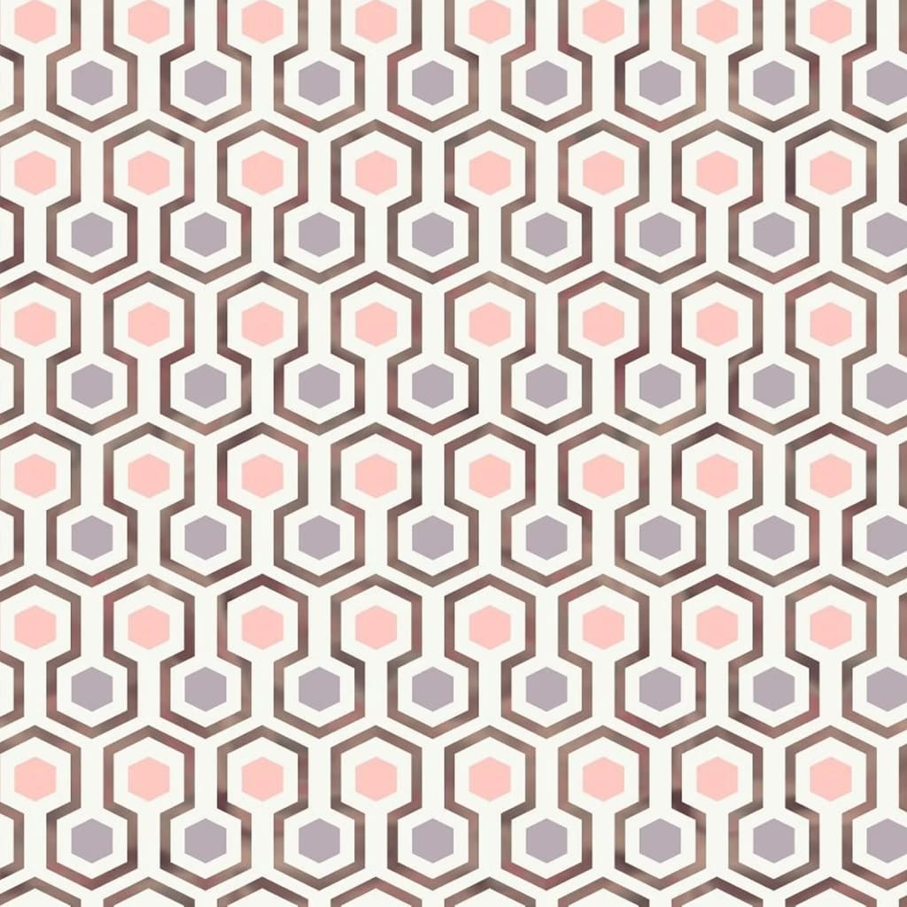 Noordwand Behang Good Vibes Hexagon Pattern