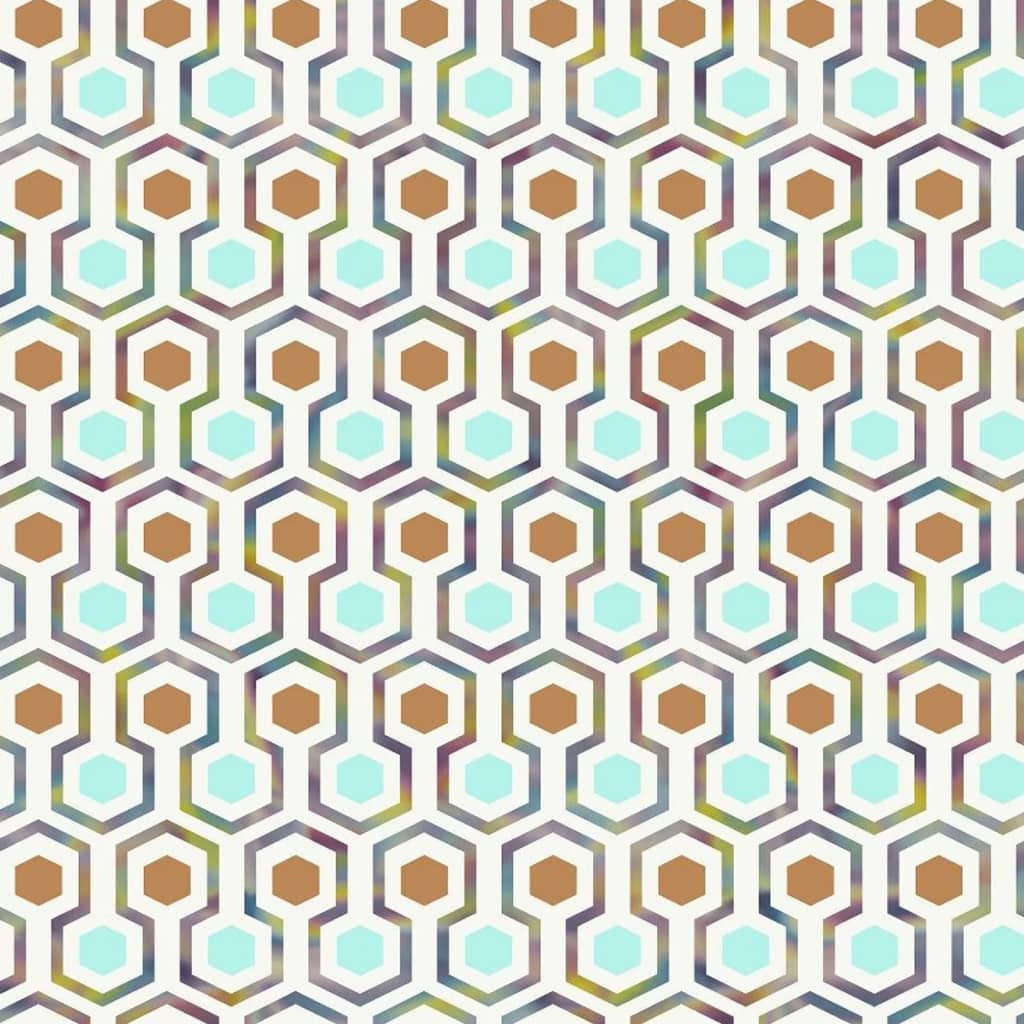 Noordwand Behang Good Vibes Hexagon Pattern