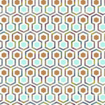 Noordwand Behang Good Vibes Hexagon Pattern