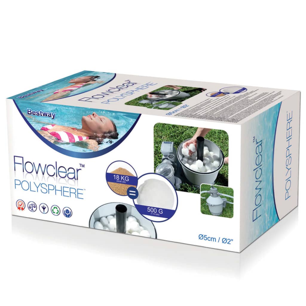 Bestway Flowclear Polysphere Filterballen 500 G 58475