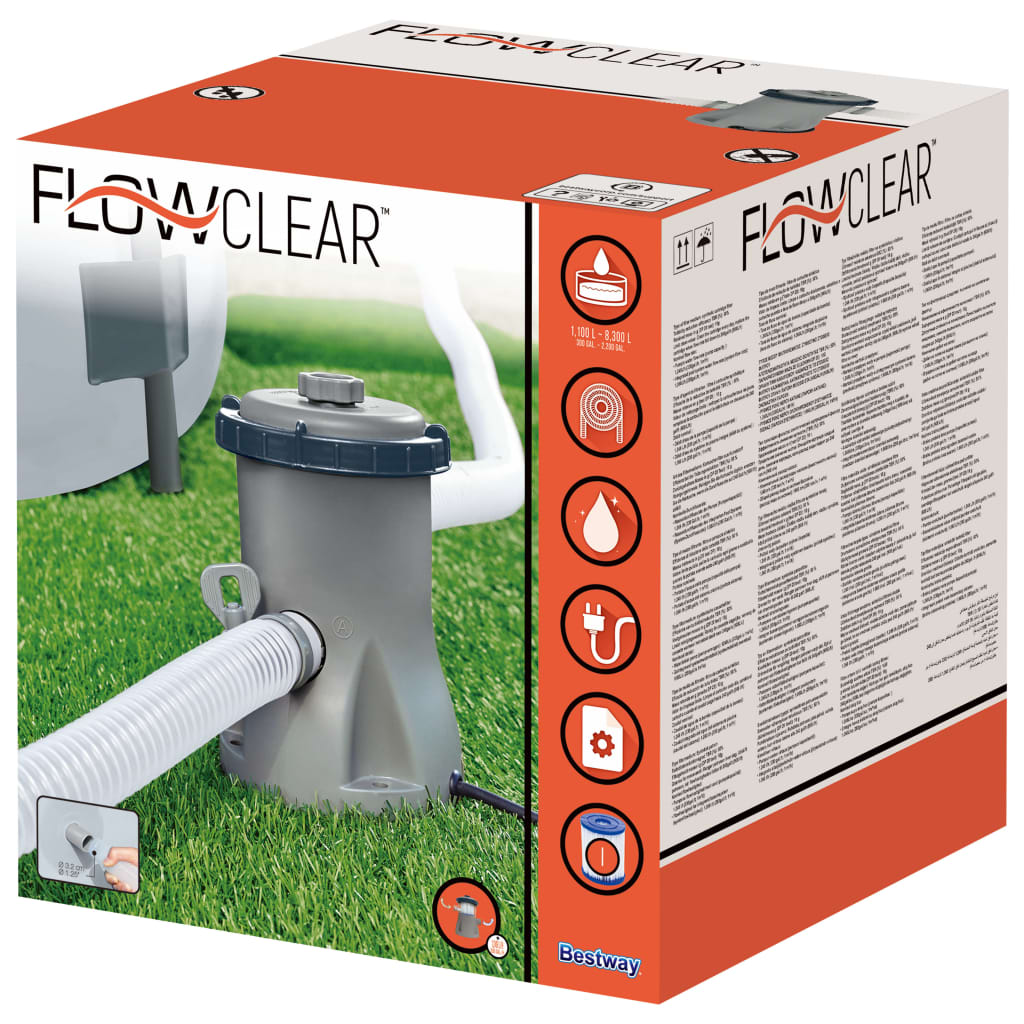 Bestway Zwembadfilterpomp Flowclear 1.249 L