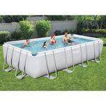 Bestway Zwembadset Power Steel Rechthoekig 549X274X122 Cm