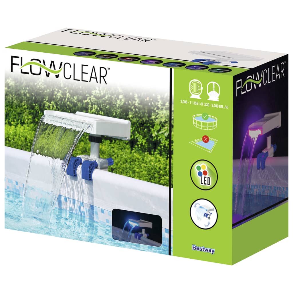 Bestway Waterval Flowclear Led Rustgevend