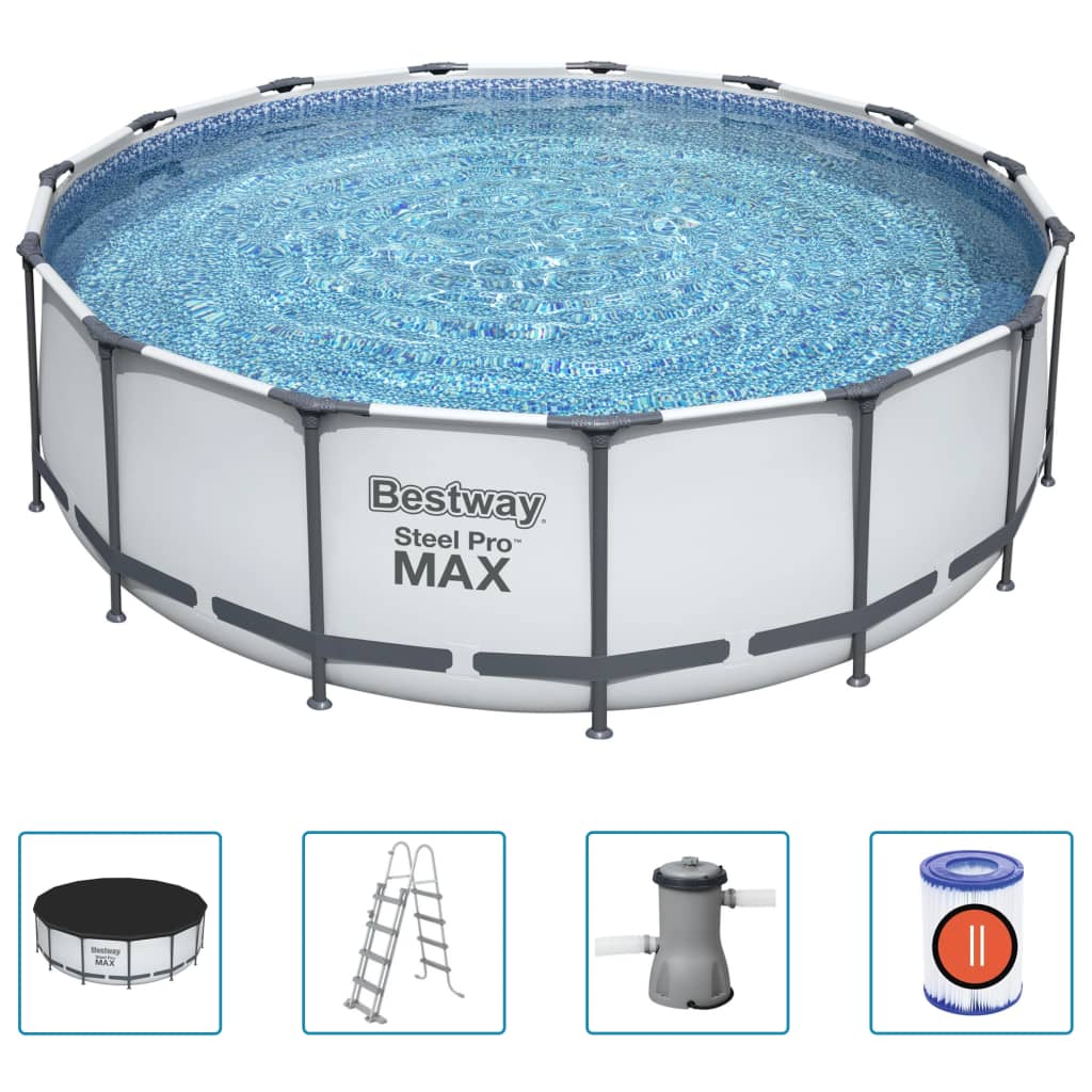 Bestway Zwembadset Steel Pro Max Rond 457X122 Cm