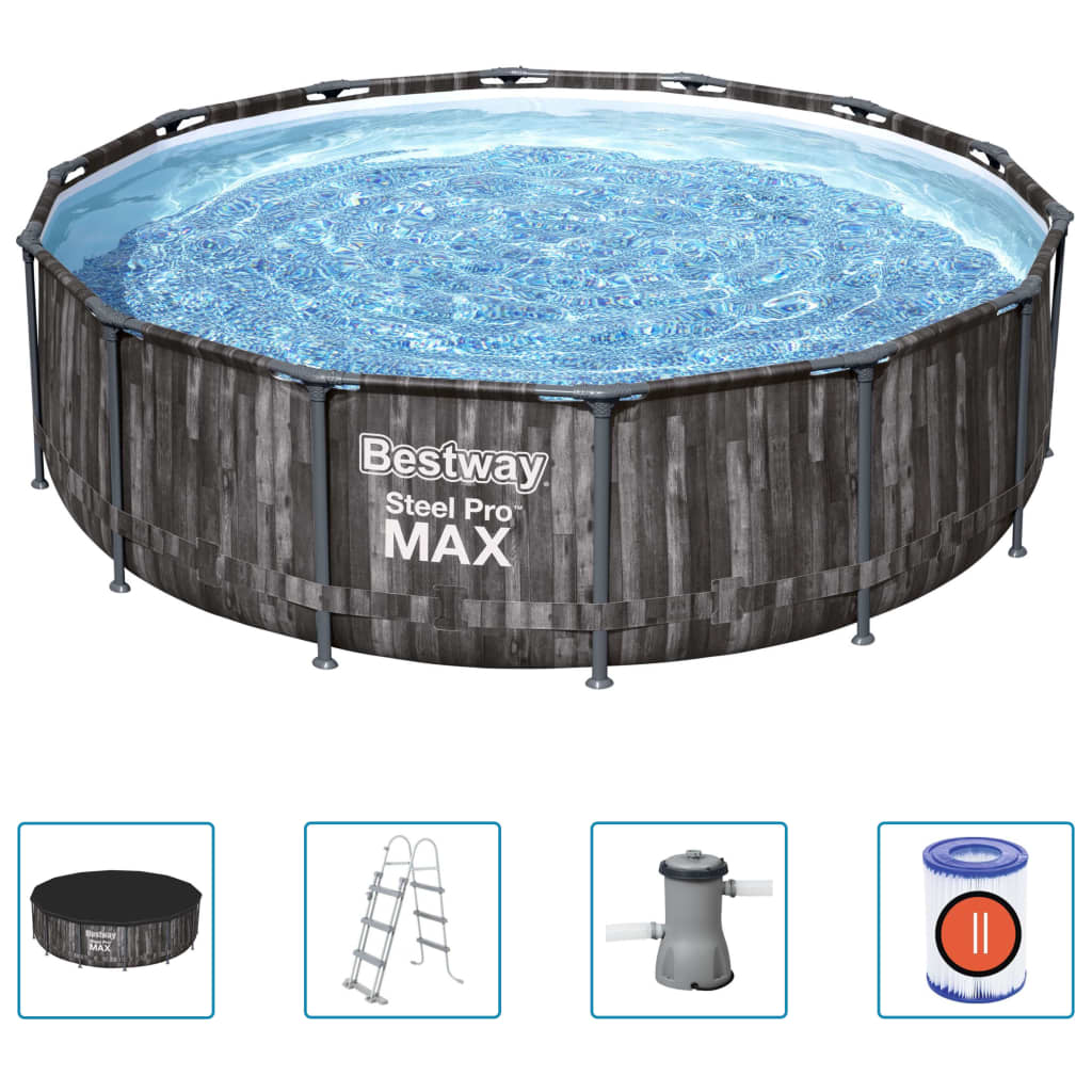 Bestway Zwembadset Steel Pro Max Rond 427X107 Cm