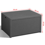 Keter Opbergtafel Arica Grafietkleurig 221044