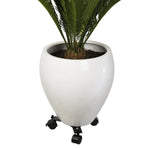 Nature Plantentrolley Met 3 Armen Verstelbaar Metaal Zwart