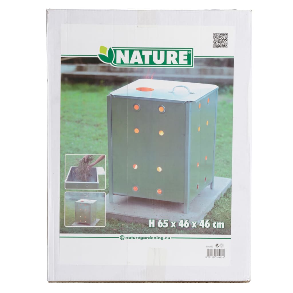 Nature Tuinverbrandingsoven 46X46X65 Cm Gegalvaniseerd Staal