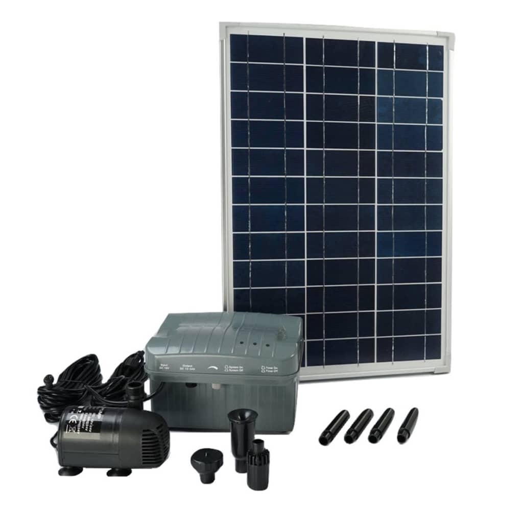 Ubbink Solarmax 1000 Set Met Zonnepaneel, Pomp En Batterij 1351182