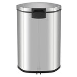 Eko Pedaalemmer Shell 2X22 L Matzilverkleurig