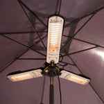 Sunred Parasolverwarming 2000 W Halogeen Zwart En Zilver Ph10