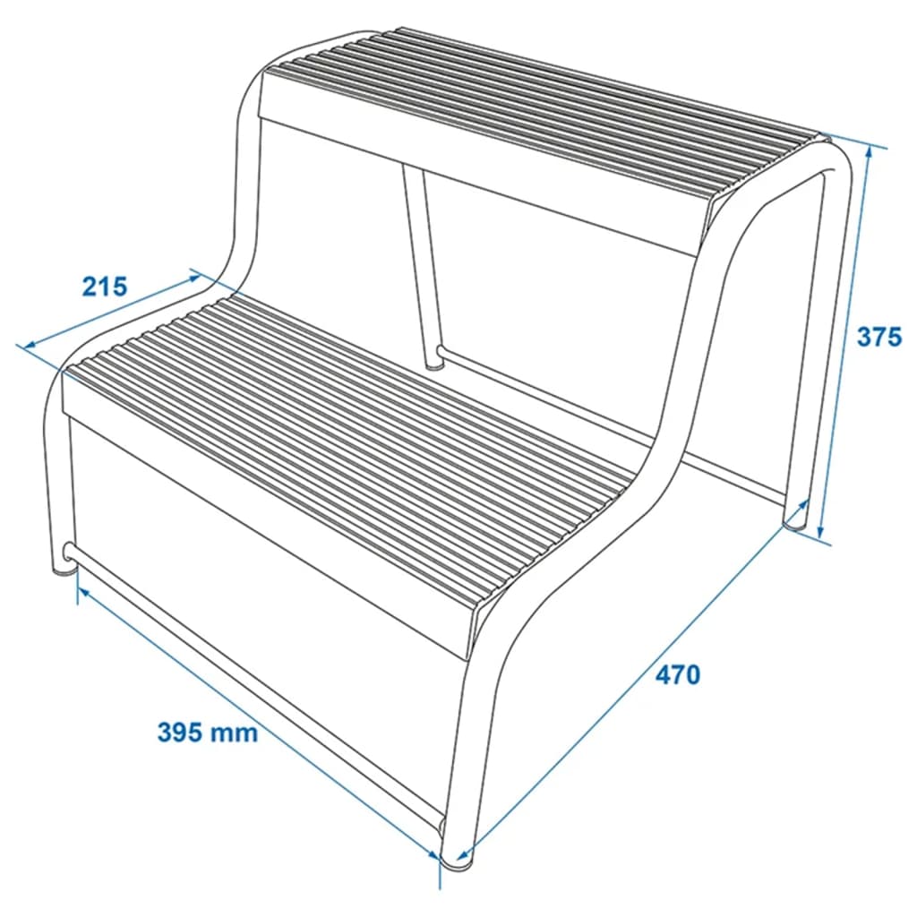 Proplus Trapje Voor Caravan (Zwart)