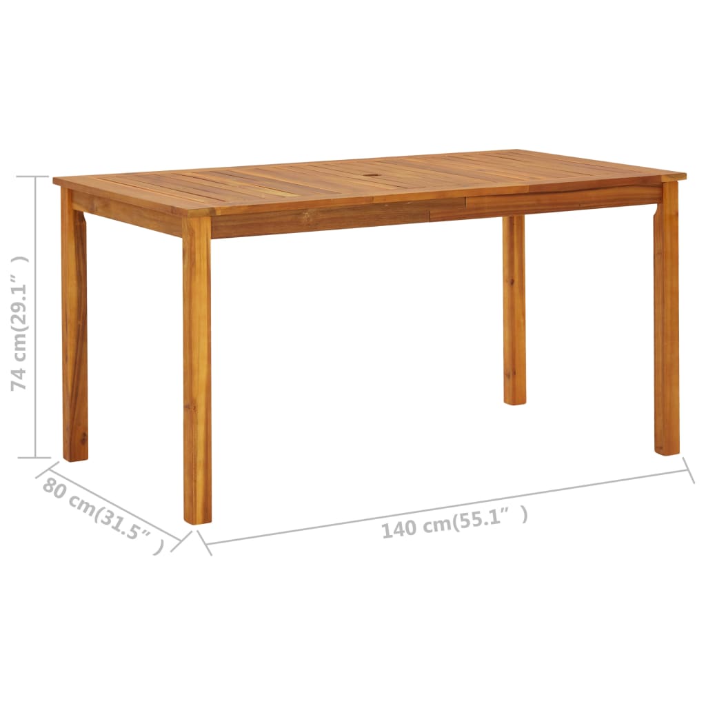 Tuintafel Massief Acaciahout