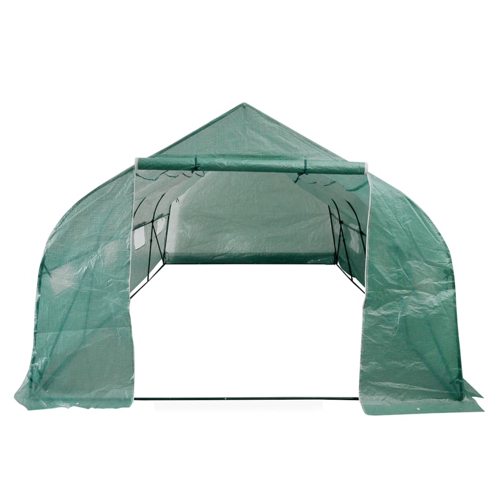 Tuinkas Walk-In Draagbare Polytunnel Met Stalen Frame 18 M²