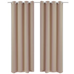 Gordijnen Met Metalen Ringen 2 Stuks ()